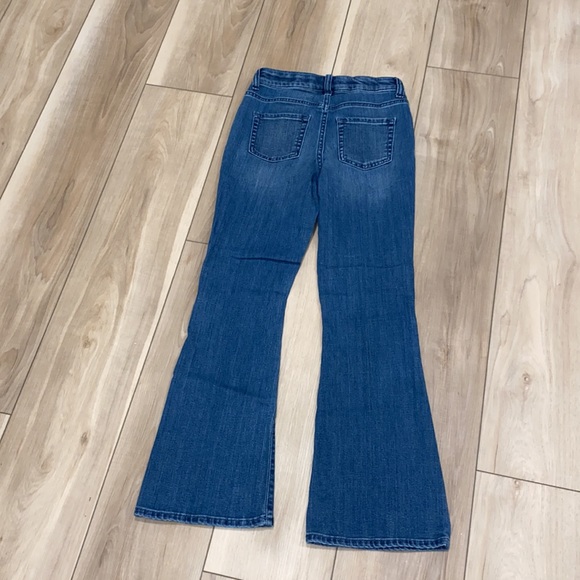 EUC Cat & Jack Brand Girls Teen Tween Size 12 Super Flare Stretch Jeans Denim - Picture 11 of 12